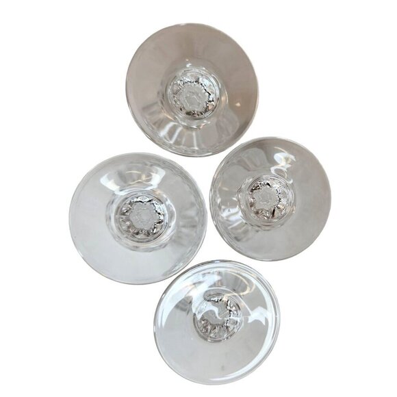 Vintage Crystal Wine Glasses Set Of 4 6.5'' tall Cristal D'Arques-Durand Longcha - Picture 9 of 15